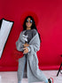 Knitted cardigan "MALIBU" - gray
